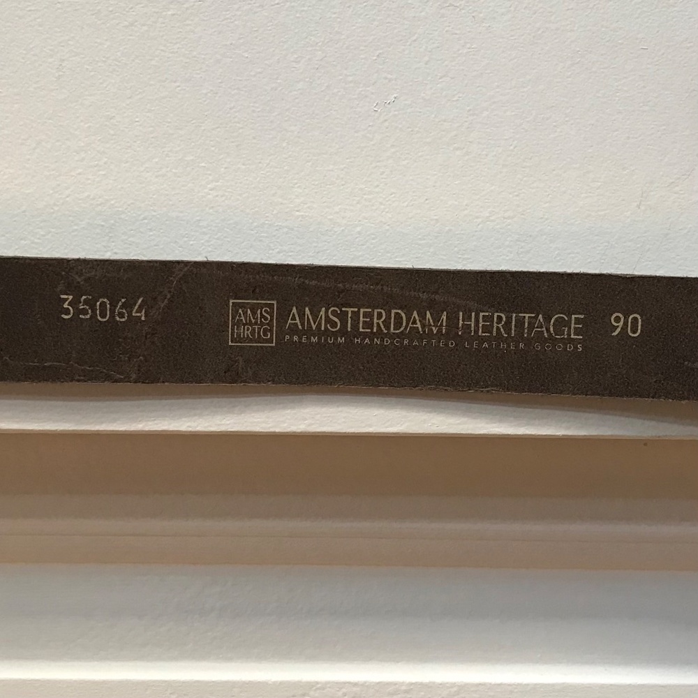 Amsterdam Heritage Snakeskin Embossed Belt Size Medium - Picture 5 of 6